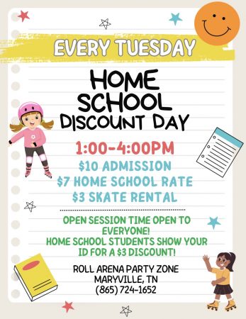 HomeSchool Discount Day at RollArena Party Zone